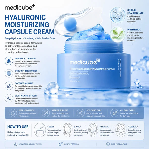 Medicube Hyaluronic Moisturizing Capsule Cream