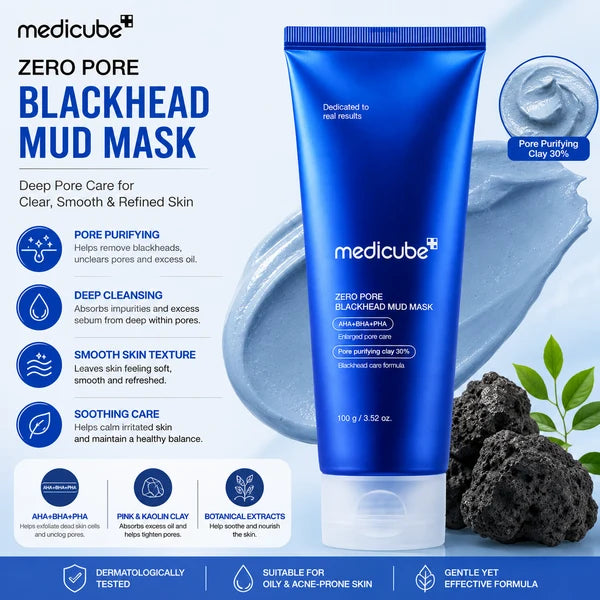Medicube Zero Pore Blackhead Mud Mask