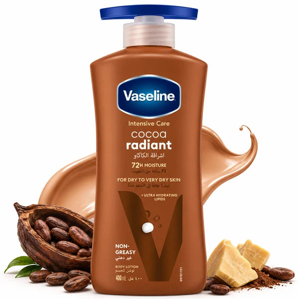 Vaseline Intensive Care Cocoa Radiant Body Lotion 72H - 400ml