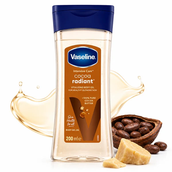 Vaseline Intensive Care Cocoa Radiant Body Gel Oil