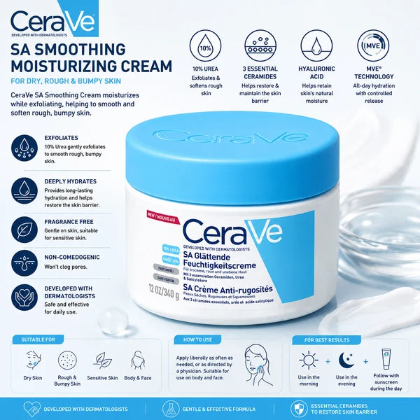 CeraVe SA Smoothing Cream 340g