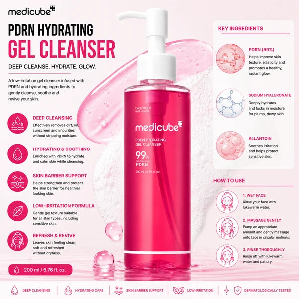 Medicube PDRN Hydrating Gel Cleanser