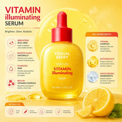 EQQUALBERRY Glow Filter Vitamin Illuminating Serum 30ml