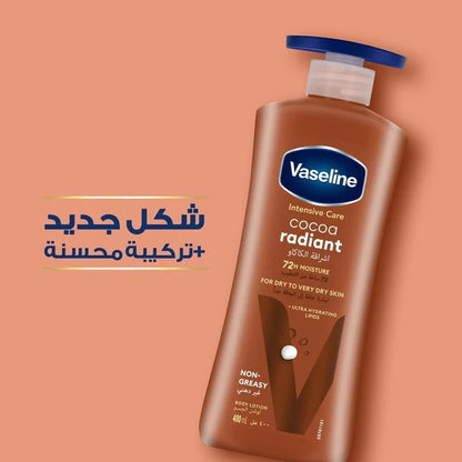 Vaseline Intensive Care Cocoa Radiant Body Lotion 72H - 400ml