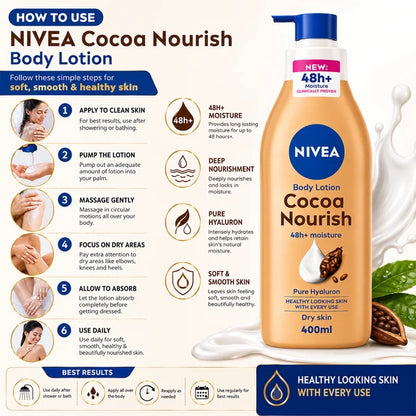 NIVEA Cocoa Nourish Body Lotion 400ml