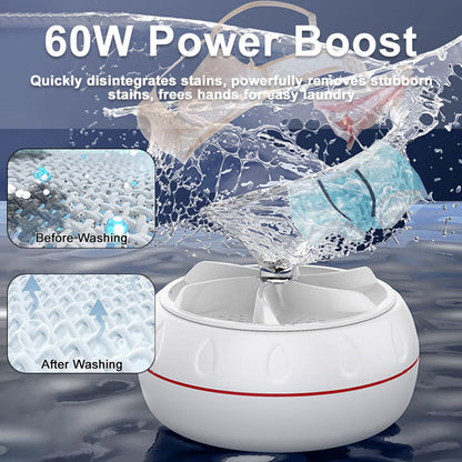 2 in 1 Mini Washing Machine
