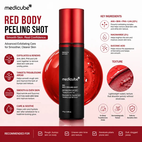 Medicube Red Body Peeling Shot 110g