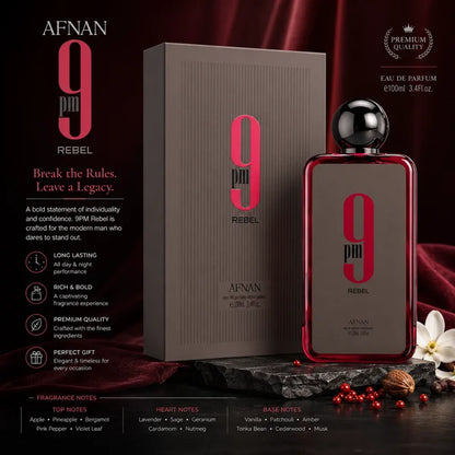 Afnan 9PM Rebel Eau de Parfum for Men & Women