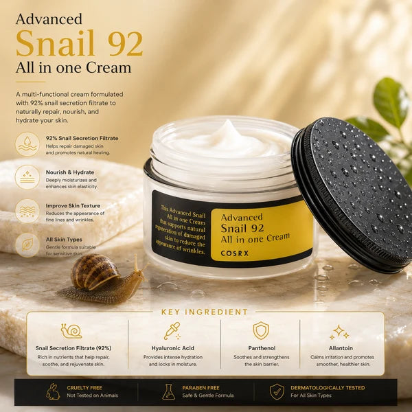 COSRX Advanced Snail 92 All In One Cream