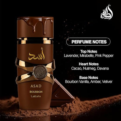 Lattafa Asad Bourbon Eau de Parfum 100ml