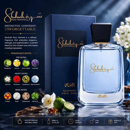 Rasasi Shuhrah Pour Homme Eau de Parfum for Men-90ml
