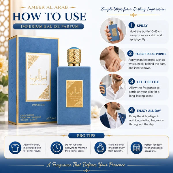 Asdaaf Ameer Al Arab Imperium Eau De Parfum – 100ml