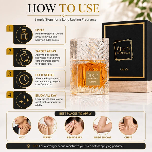 Lattafa Khamrah Eau de Parfum 100ml – Unisex