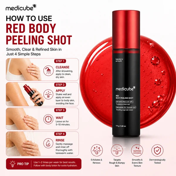 Medicube Red Body Peeling Shot 110g