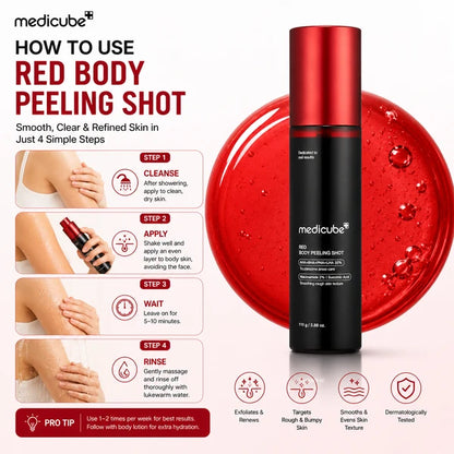 Medicube Red Body Peeling Shot 110g