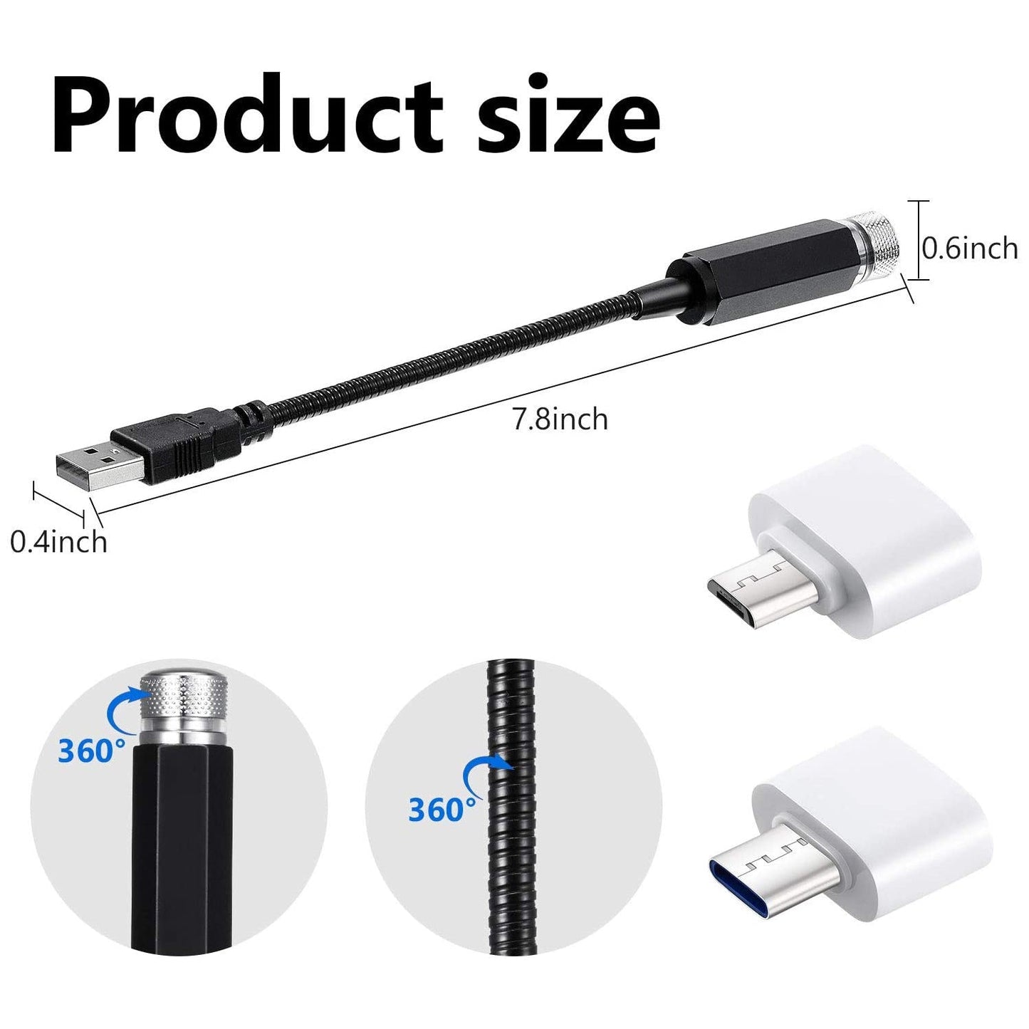 USB Portable Star Night Light
